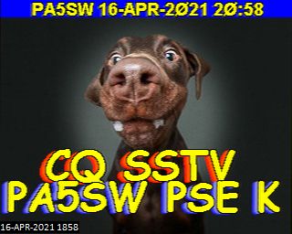 SSTV mode Scottie2